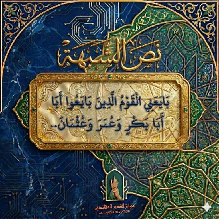 بايعني القوم الّذين بايعوا أبا بكر وعمر وعثمان