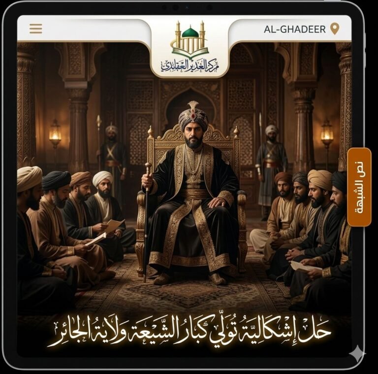 حل إشكاليةُ تولّي كبار الشيعة ولاية الجائر