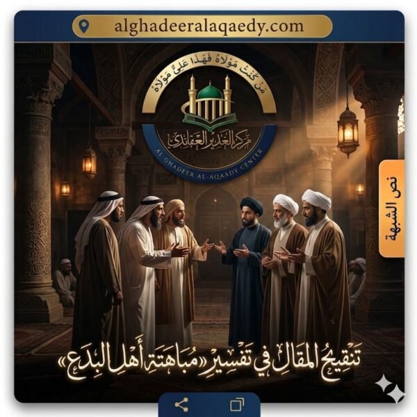 تَنْقِيحُ المَقَالِ فِي تَفْسِيرِ «مُبَاهَتَةِ أَهْلِ البِدَعِ»