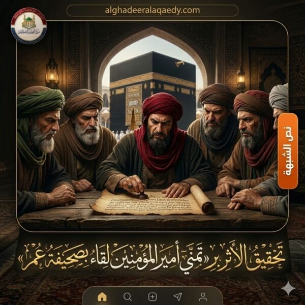 تحقيقُ الأثر في خبر «تمني أمير المؤمنين أن يلقى الله بصحيفة عمر».