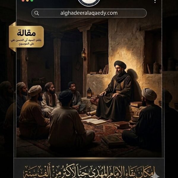 تحقيق القول في إمكان بقاء الإمام المهديّ حيًّا لأكثر من ألف سنة